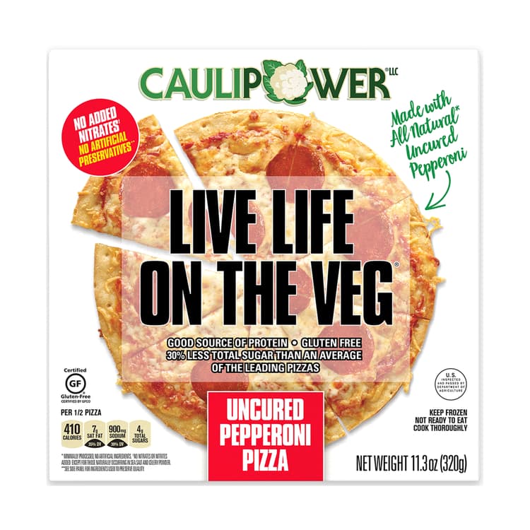 Uncured Pepperoni Pizza