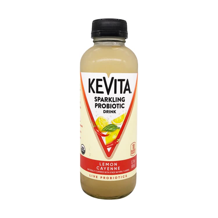 Organic Lemon Cayenne Sparkling Probiotic Drink