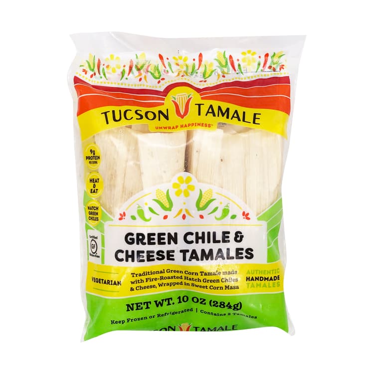 Green Chile Cheese Tamale
