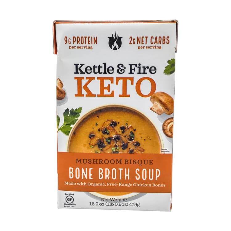 Mushroom Bisque Keto Soup