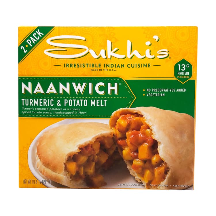 Turmeric & Potato Melt Naanwich