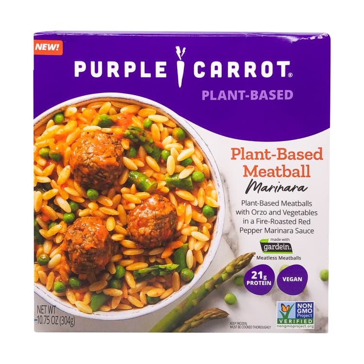 Meatless Meatballs With Lemon Basil Orzo