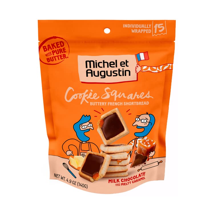 Shortbread Cookie Squares - Milk Chocolate And Melty Caramel