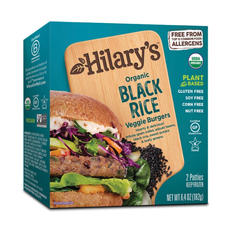Organic Black Rice Veggie Burger