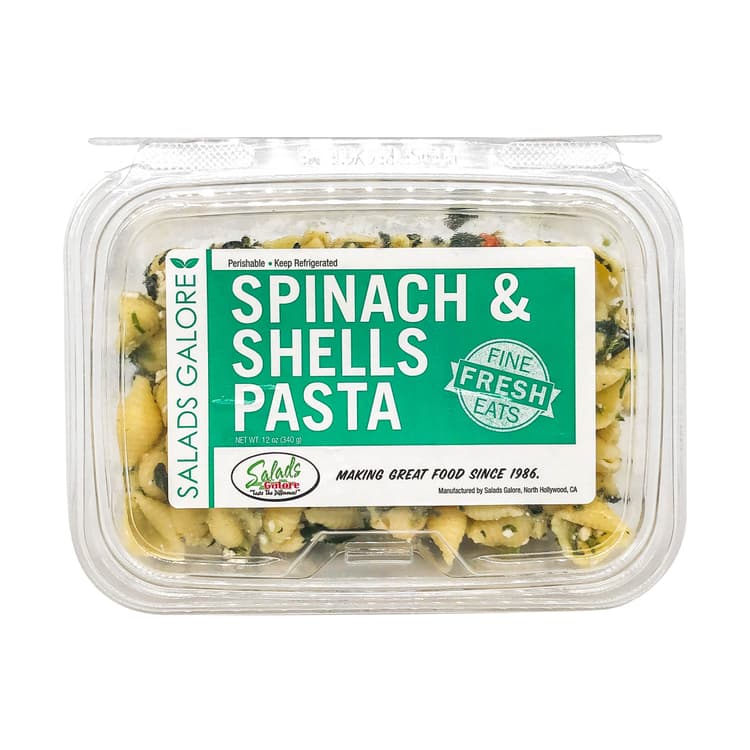 Salads Galore Spinach & Shells Pasta