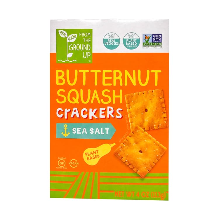 Sea Salt Butternut Squash Crackers
