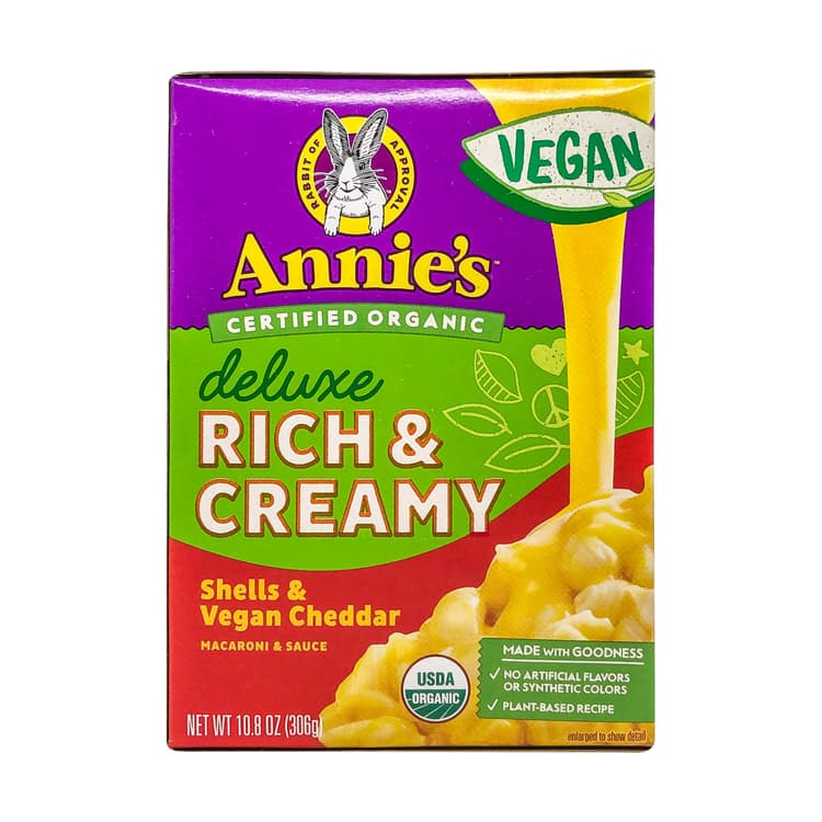 Annie's Deluxe Organic Vegan Mac, Shells & Vegan Cheddar
