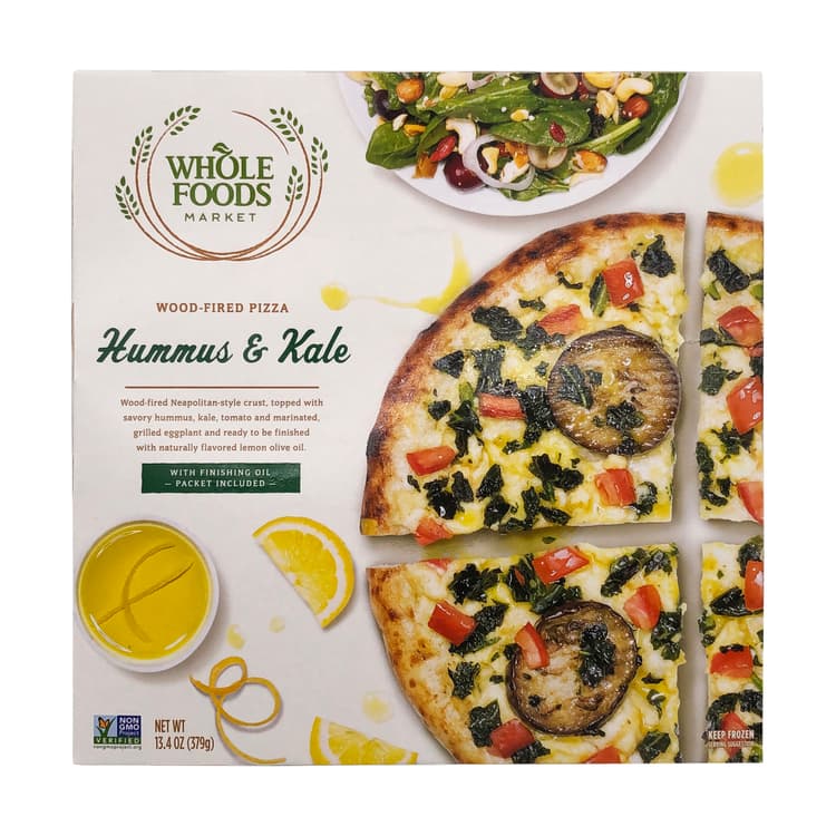 Hummus & Kale Pizza