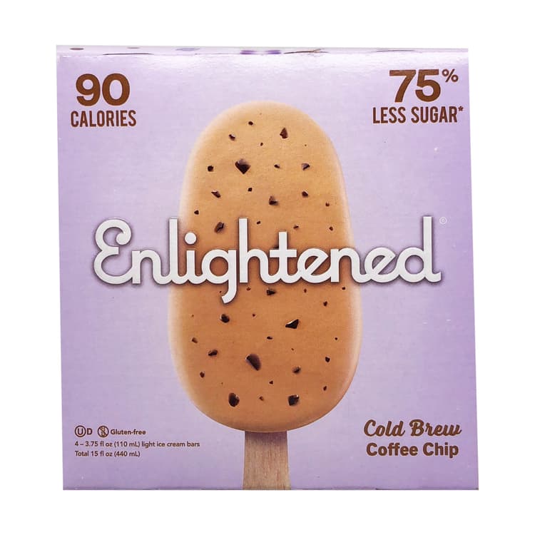 Cold Brew Coffee Chip Low Fat Ice Cream Bars