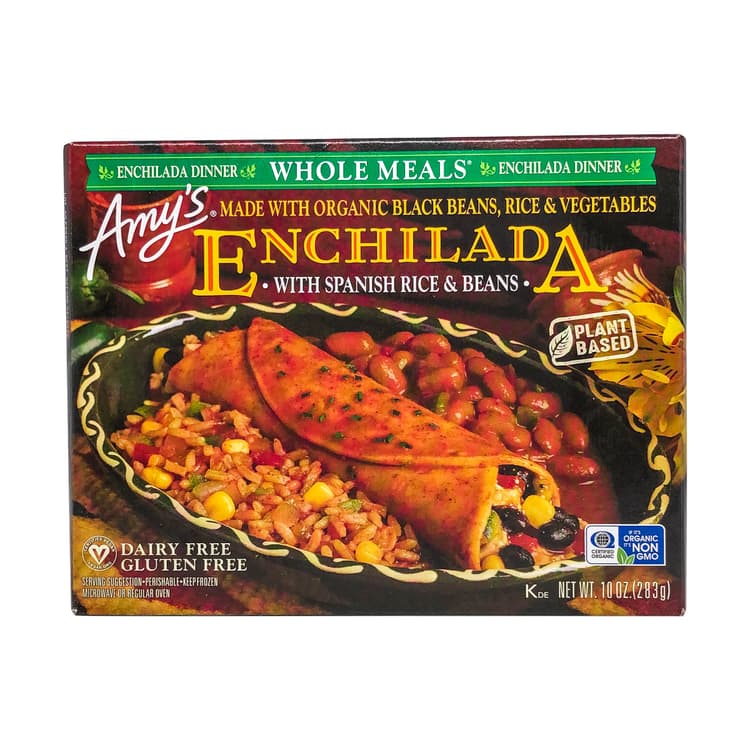 Enchilada With Spanish Rice & Beans