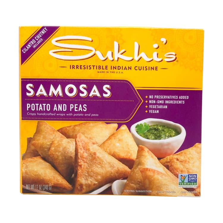 Potato Samosas With Cilantro Chutney