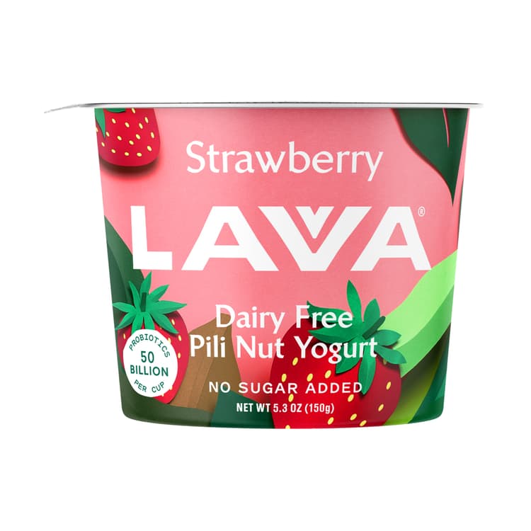 Dairy Free Pili Nut Yogurt Strawberry