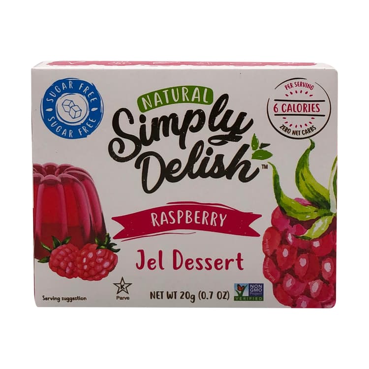 Raspberry Jel Dessert