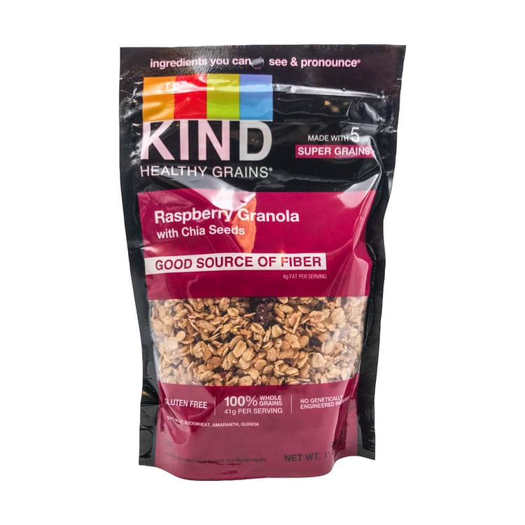 Raspberry Clusters With Chia Seeds