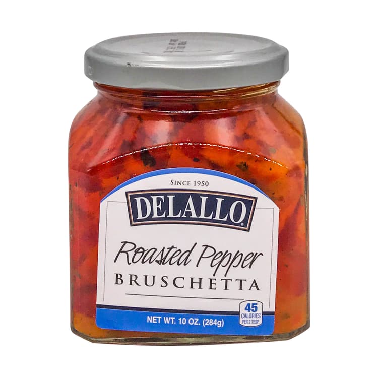 Roasted Pepper Bruschetta