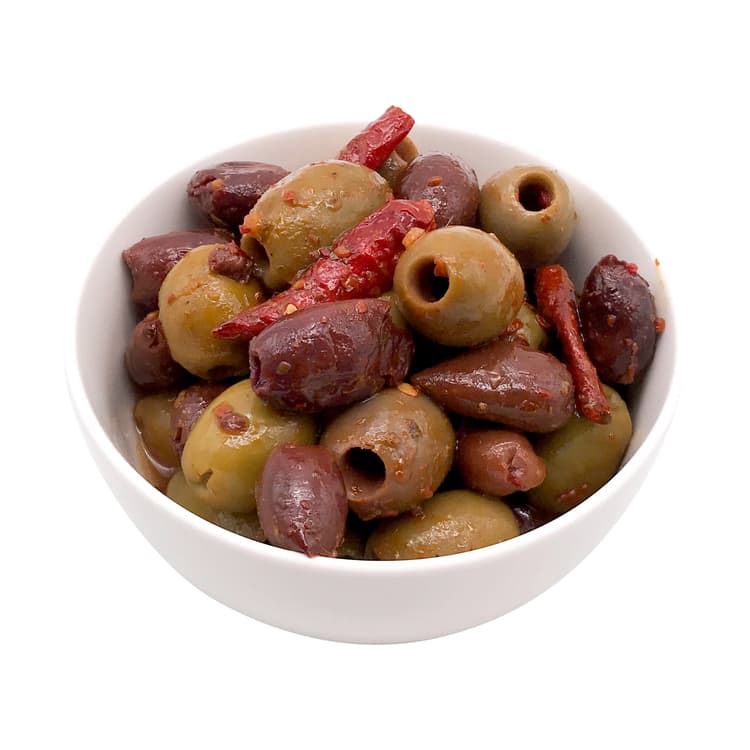 Pitted Greek Olive Mix With Chili