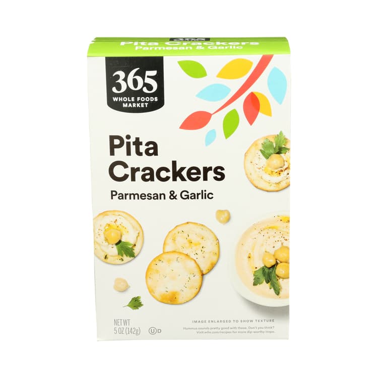 Crackers, Pita - Parmesan & Garlic