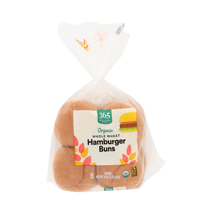 365 Whole Foods Market Organic Whole Wheat Hamburger Buns