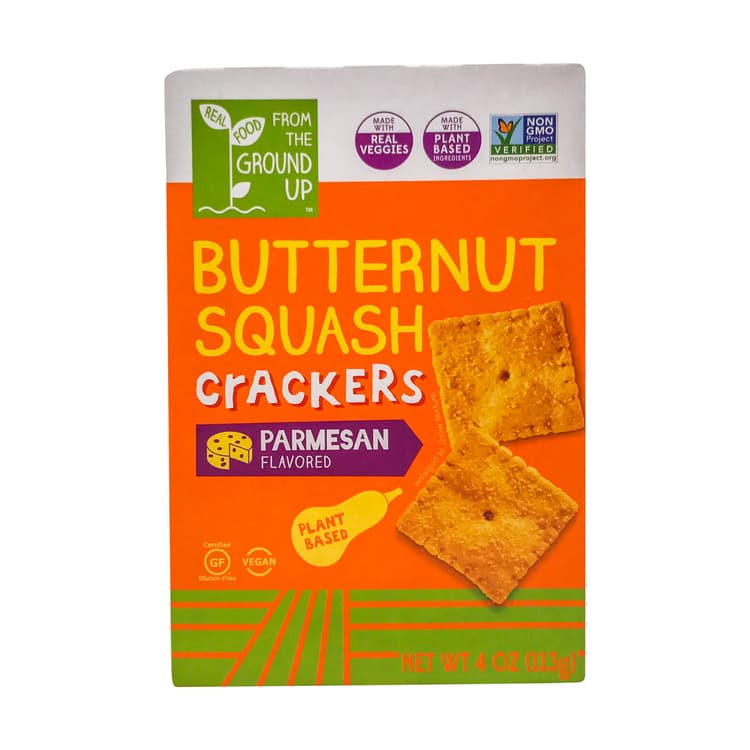 Parmesan Butternut Squash Crackers