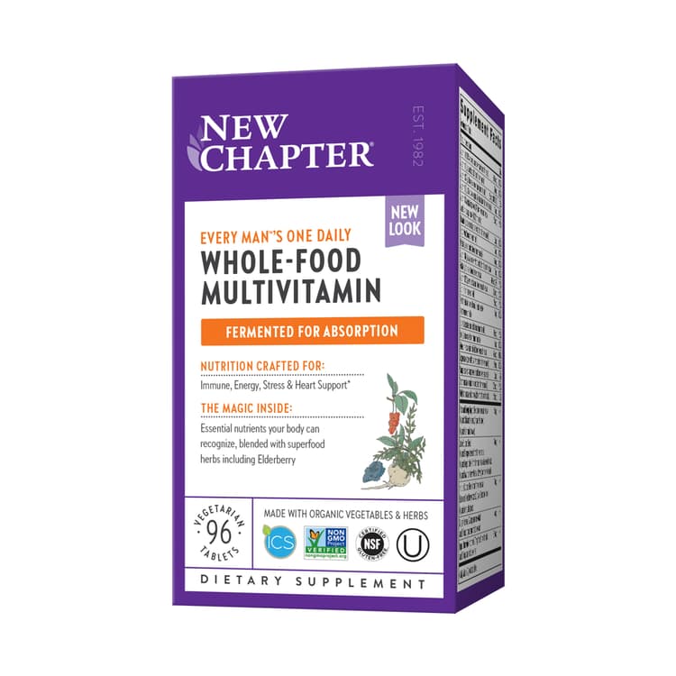 New Chapter Every Man'S One Daily Whole-Food Multivitamin, 96 Vegetarian