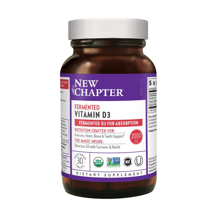 New Chapter Fermented Vitamin D3, 30 Vegetarian