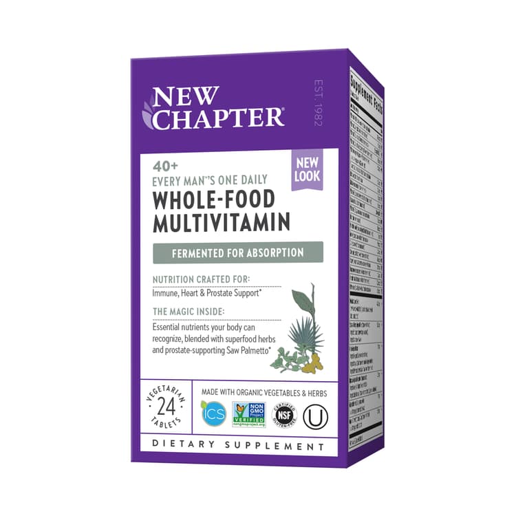 New Chapter 40+ Every Man'S One Daily Multivitamin, 24 Vegetarian