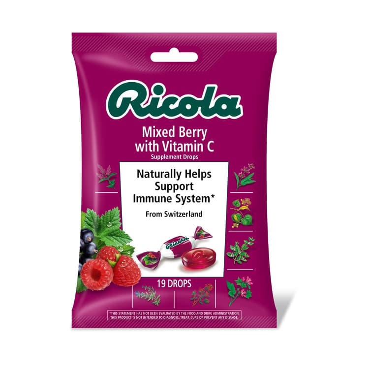 Cough Throat Drops Mixed Berry Vitamin