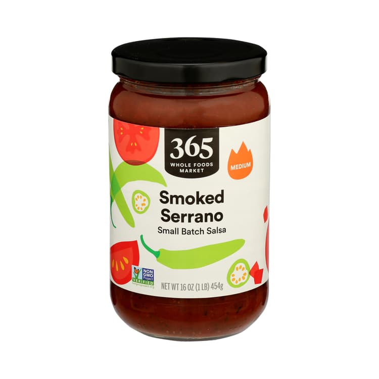 Salsa, Small Batch Smoked Serrano - Medium