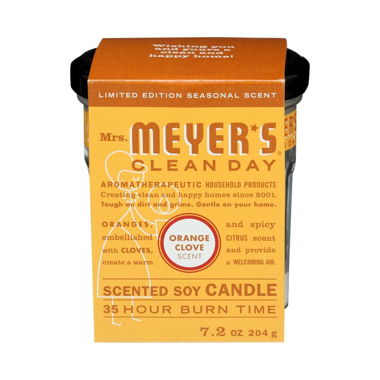 Orange Clove Candle With Sleeve