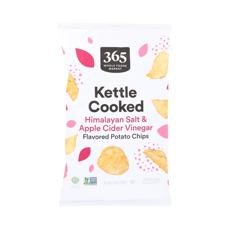Pink Himalayan Sea Salt And Apple Cider Vinegar Kettle Chips