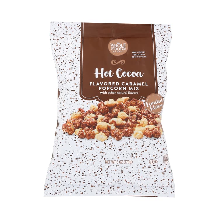 Hot Cocoa Flavored Caramel Popcorn Mix