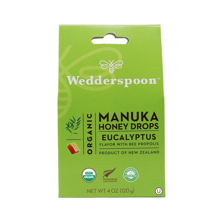 Organic Manuka Honey Drops Eucalyptus