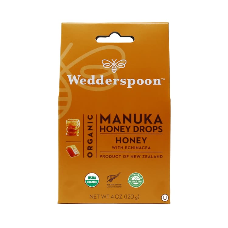 Wedderspoon Organic Manuka Honey Drops Honey