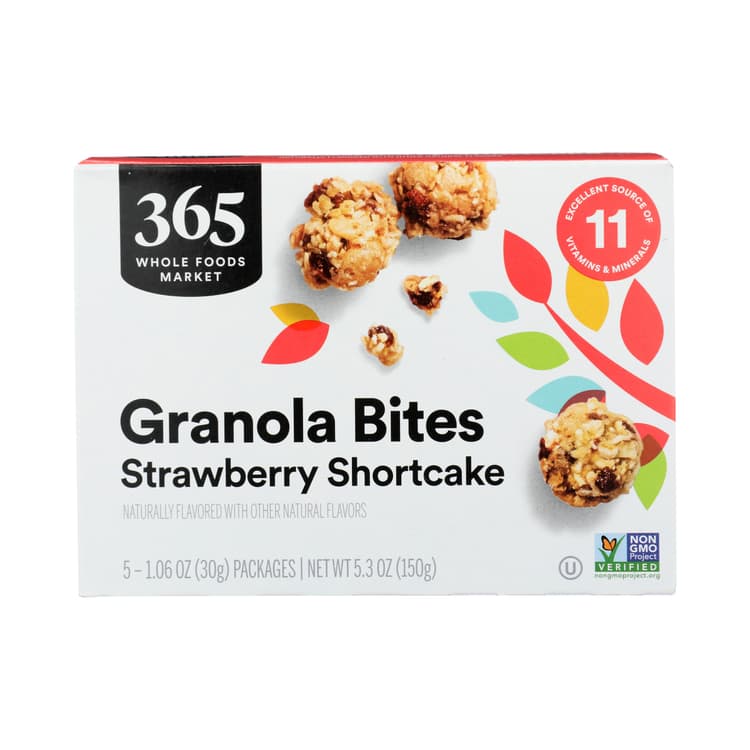 Strawberry Shortcake Granola Balls