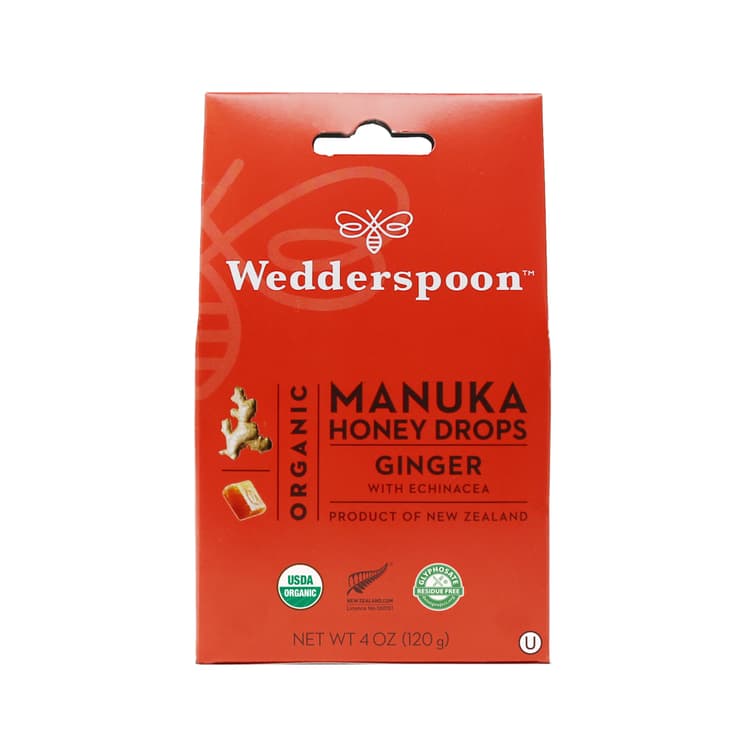 Organic Manuka Honey Drops Ginger
