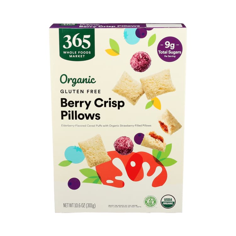 Organic Cereal Berry Crisp Pillows