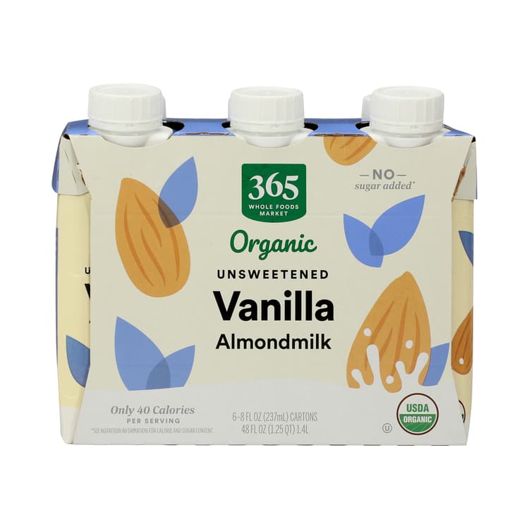 Organic Unsweetened Almond Milk, Vanilla