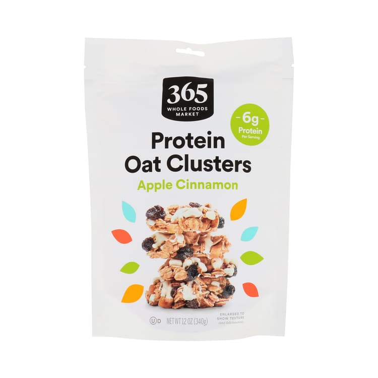 365 Whole Foods Market Apple Cinnamon Protein Oat Clusters