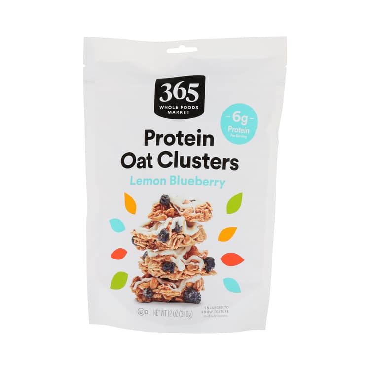 365 Whole Foods Market Lemon Blueberry Protein Oat Clusters