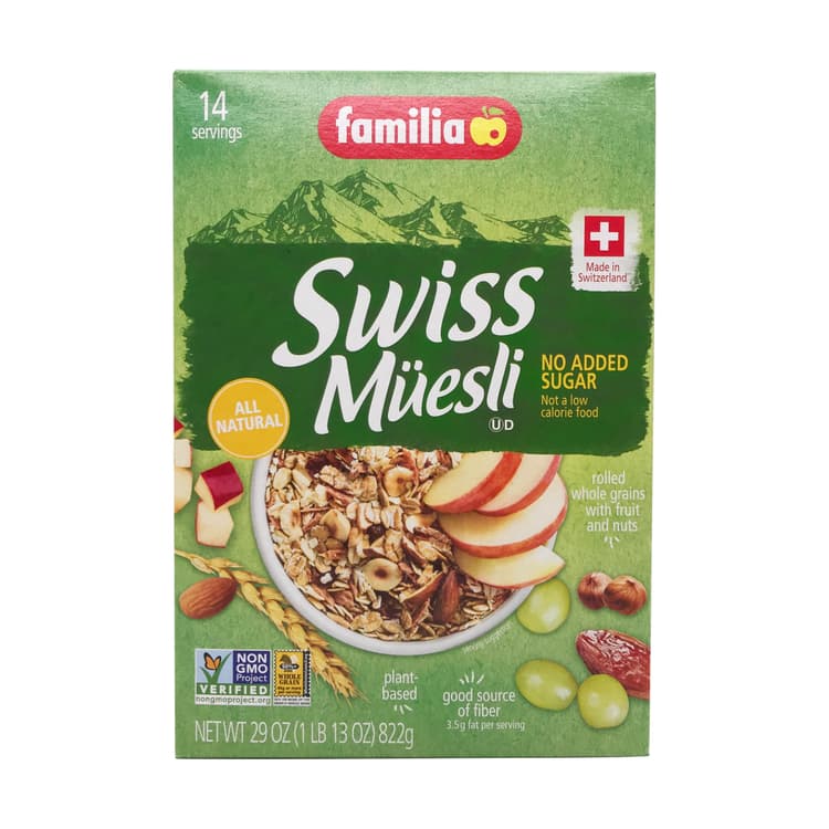 No Sugar Added Swiss Muesli
