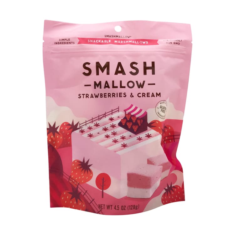 Strawberry Cream Marshmallows