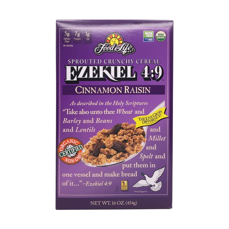 Cinnamon Raisin Sprouted Grain Crunchy Cereal