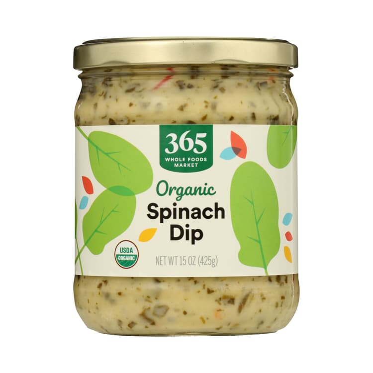 Organic Shelf-Stable Dips, Spinach