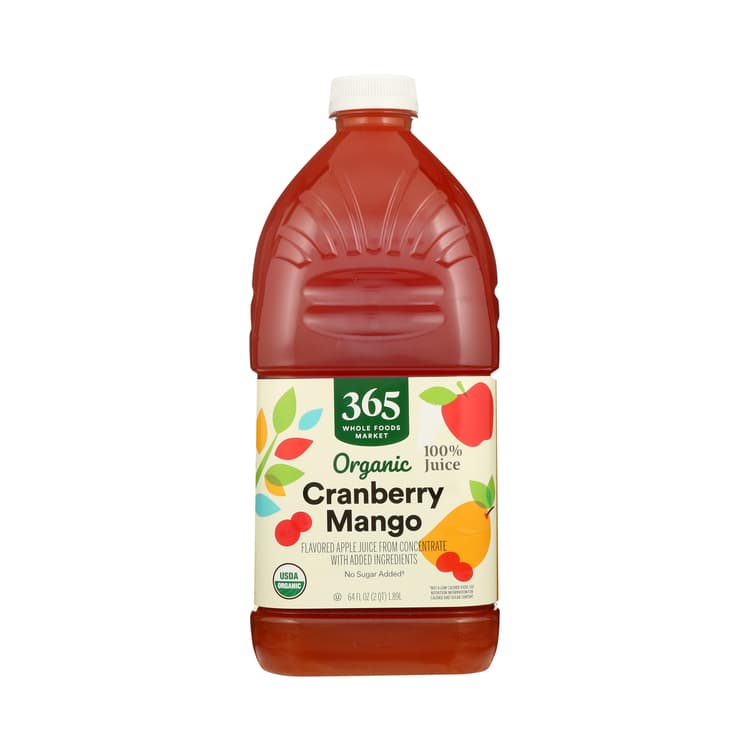 Organic Shelf-Stable Juice, Cranberry Mango - No Sugar Added