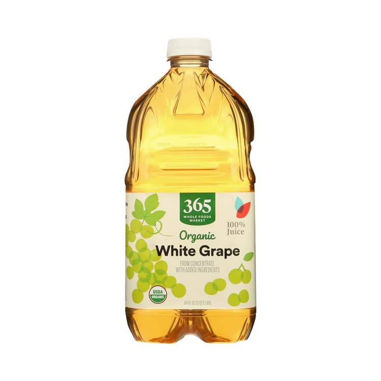 Organic Shelf-Stable Juice, Grape, White