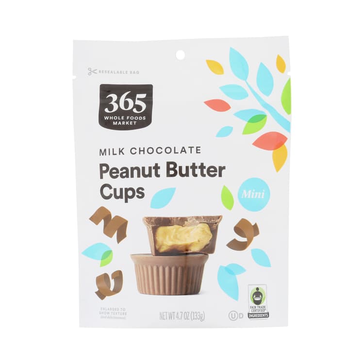 365 By Whole Foods Market Peanut Butter Cups, Milk Chocolate