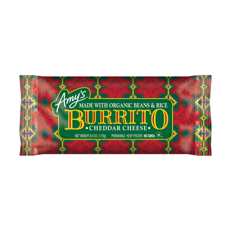 Cheddar Cheese, Bean & Rice Burrito, Non-Gmo