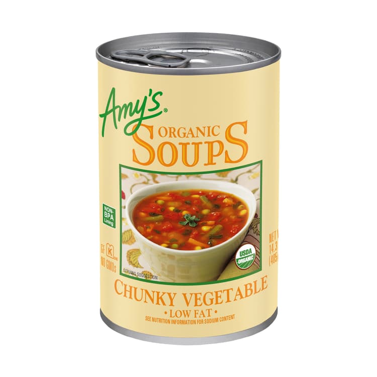 Amy'S Organic Chunky Vegetable Low Fat Soups