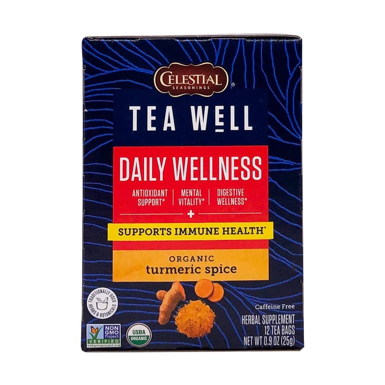 Celestial Seasonings Organic Teawell Turmeric Spice