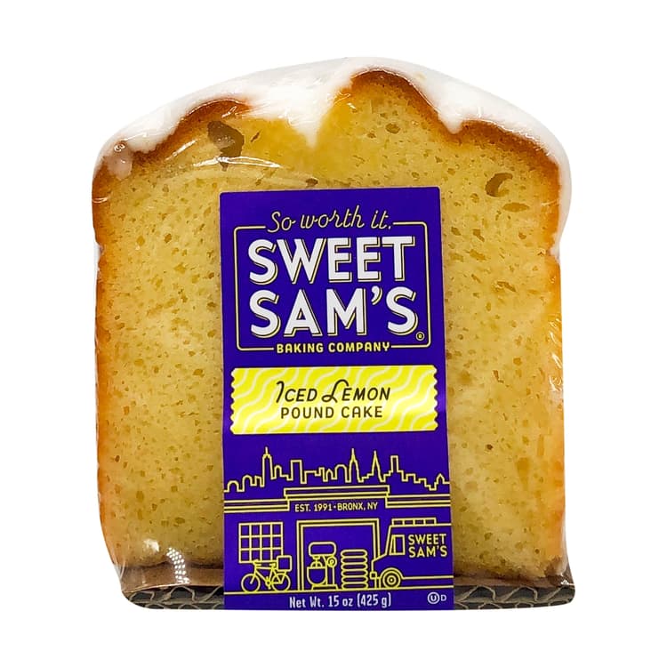Iced Lemon Pound Cake